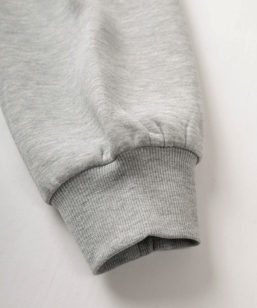 【セール】【別注 上下セット ルームウェア】クロップド丈 ジップパーカー & スウェットワイドパンツ(ドローコード付) ハートワンポイント刺繍 上下セットアップ/ 24AW（ルームウェア/パジャマ）｜make a ray!（メイク ア レイ！）