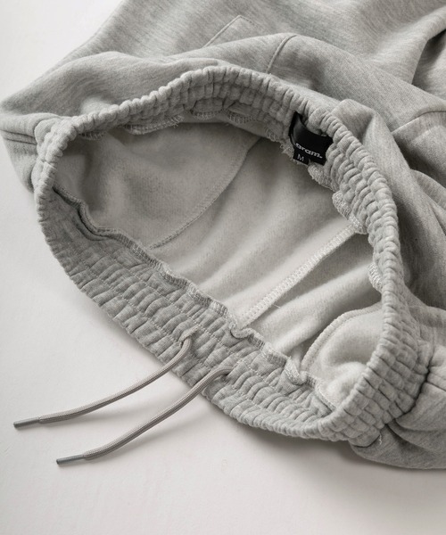 【セール】【別注 上下セット ルームウェア】クロップド丈 ジップパーカー & スウェットワイドパンツ(ドローコード付) ハートワンポイント刺繍 上下セットアップ/ 24AW（ルームウェア/パジャマ）｜make a ray!（メイク ア レイ！）