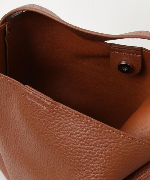 Shelly island（シェリーアイランド）の「2WAYフェイクレザーバッグ（ショルダーバッグ・レディース・ブラック/ブラウン・FREE）」の16枚目の写真