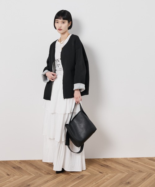 Shelly island（シェリーアイランド）の「2WAYフェイクレザーバッグ（ショルダーバッグ・レディース・ブラック/ブラウン・FREE）」の7枚目の写真