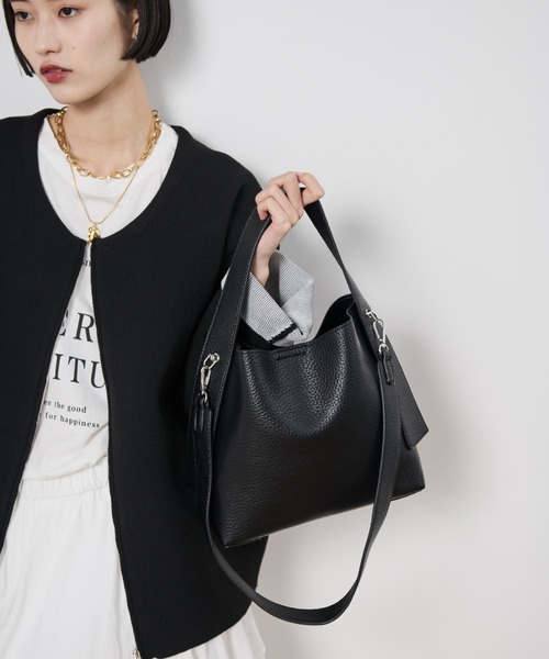 Shelly island（シェリーアイランド）の「2WAYフェイクレザーバッグ