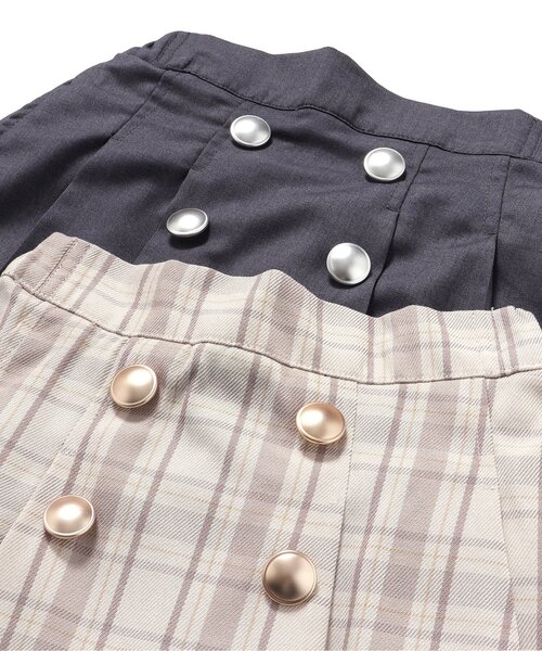 apres les cours（アプレレクール）の「【フォーマル対応/ジュニア対応】ボックスプリーツスカート（スカート・キッズ・グレー/チェック・80/90/100/110/120/130/140）」の7枚目の写真