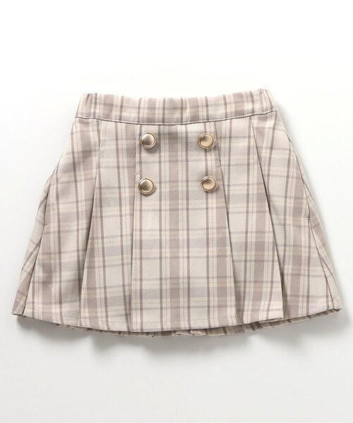 apres les cours（アプレレクール）の「【フォーマル対応/ジュニア対応】ボックスプリーツスカート（スカート・キッズ・グレー/チェック・80/90/100/110/120/130/140）」の9枚目の写真