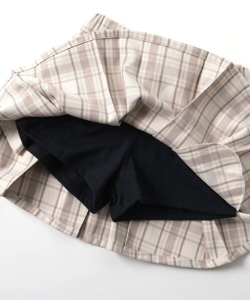 apres les cours（アプレレクール）の「【フォーマル対応/ジュニア対応】ボックスプリーツスカート（スカート・キッズ・グレー/チェック・80/90/100/110/120/130/140）」の16枚目の写真