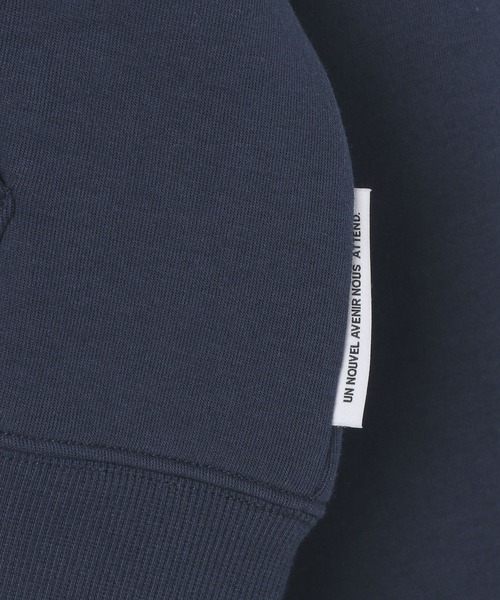 LEPSIM(レプシィム)の「ZIPショートパーカー 289007(パーカー・レディース・ネイビー/グレー・FREE)」の9枚目の写真