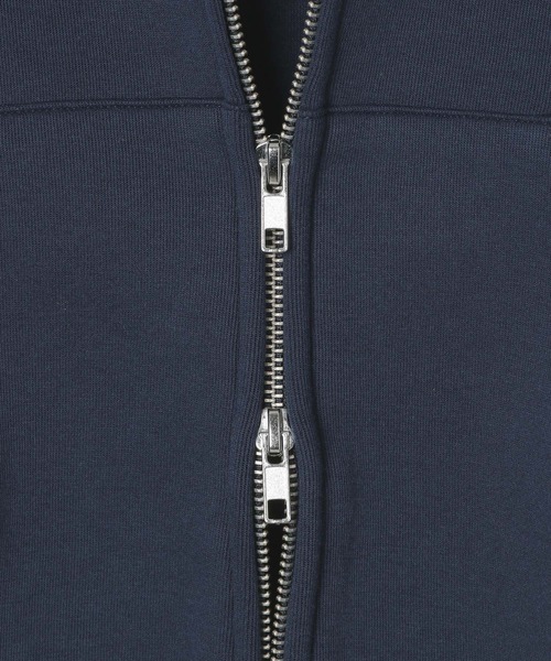 LEPSIM(レプシィム)の「ZIPショートパーカー 289007(パーカー・レディース・ネイビー/グレー・FREE)」の10枚目の写真