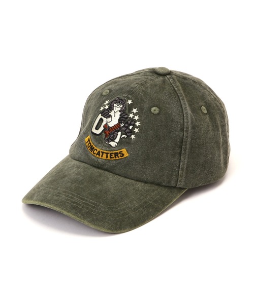 AVIREX（アヴィレックス）の「US NAVY TOMCAT PIGMENT CAP / USネイビー トムキャット ピグメント キャップ / AVIREX / アヴィレックス（キャップ・メンズ・ベージュ/カーキ/チャコールグレー・F）」の3枚目の写真