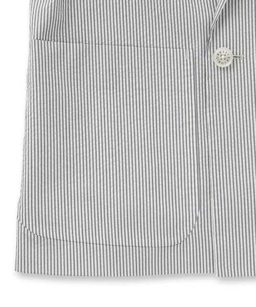 DRESSTERIOR(ドレステリア)の「【セットアップ可/吸湿速乾】COOLMAX シアサッカー サマージャケット(テーラードジャケット・メンズ・ブルー系その他3・90/92/91/94)」の7枚目の写真