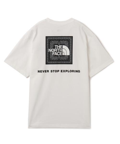 THE NORTH FACE(ザノースフェイス)の「THE NORTH FACE S/S BANDANA SQUARE LOGO TEE / ザ・ノース・フェイス ショートスリーブ バンダナ スクエア ロゴ ティー(Tシャツ/カットソー・メンズ・ネイビー/ブラック/グレー/ホワイト・S/XL/L/M/XXL)」の6枚目の写真