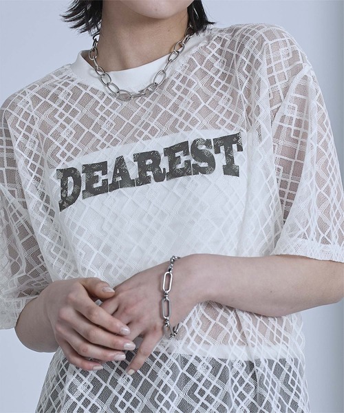 新品タグ付き〉machatt レースTシャツ ホワイト - メルカリ