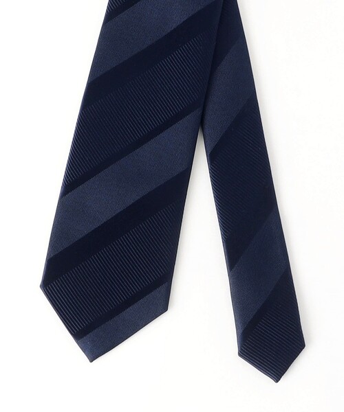 green label relaxing（グリーンレーベルリラクシング）の「GLR JAPAN VINTAGE 8.0cm ストライプ1 ネクタイ（ネクタイ・メンズ・ライラック/ダークブラウン/ネイビー/グレー・FREE）」の6枚目の写真