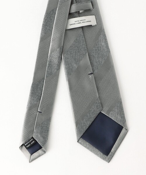 green label relaxing（グリーンレーベルリラクシング）の「GLR JAPAN VINTAGE 8.0cm ストライプ1 ネクタイ（ネクタイ・メンズ・ライラック/ダークブラウン/ネイビー/グレー・FREE）」の10枚目の写真