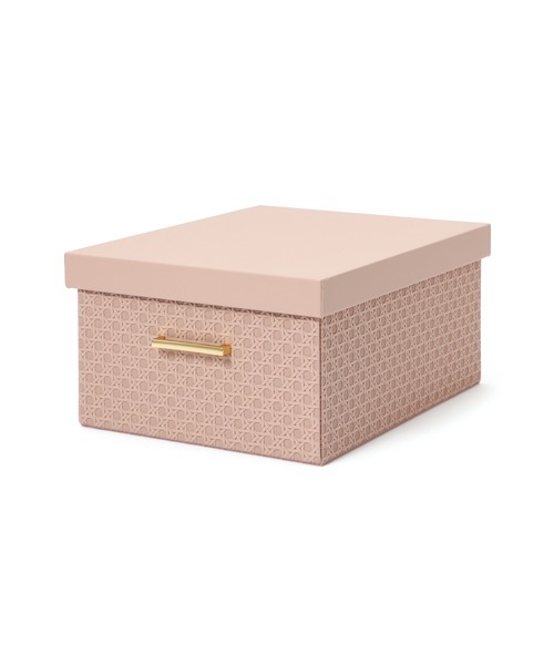 セール】エンボス ボックス L ピンク（収納グッズ）｜Francfranc