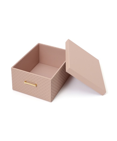 セール】エンボス ボックス L ピンク（収納グッズ）｜Francfranc