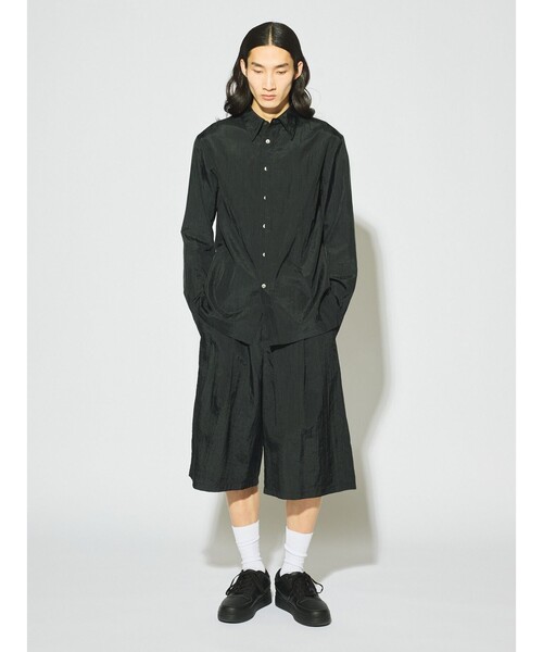 MIDIUMISOLID(ミディウミソリッド)の「MIDIUMISOLID Men’s ナイロンハーフパンツ(その他パンツ・メンズ・ベージュ/ブラック・48)」の7枚目の写真