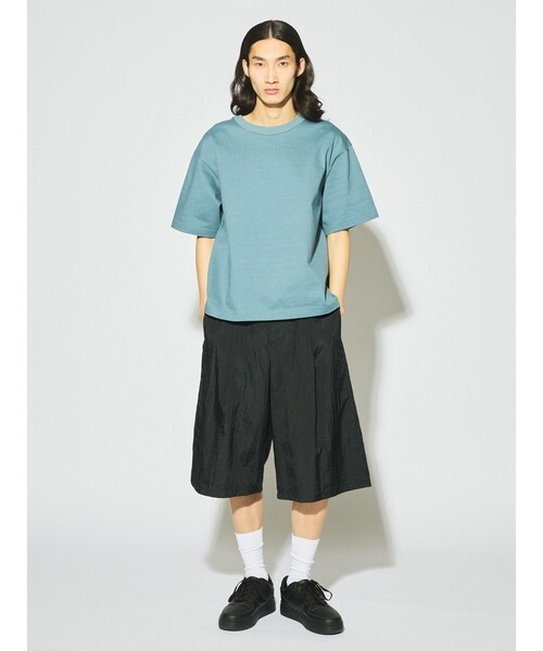 MIDIUMISOLID(ミディウミソリッド)の「MIDIUMISOLID Men’s ナイロンハーフパンツ(その他パンツ・メンズ・ベージュ/ブラック・48)」の14枚目の写真