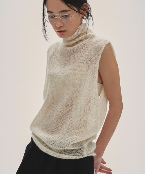 Woolmohair Turtle Knitvest（ニット/セーター）｜TODAYFUL