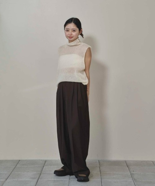 Woolmohair Turtle Knitvest（ニット/セーター）｜TODAYFUL