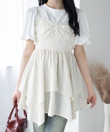 clear | 【お気に入り数1万人突破】柄アソートキャミワンピース[低身長用サイズ有 ガーリー]≪SS新作≫(ワンピース)