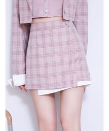 EATME | ラップライクミニスカート（セットアップ可能）(スカート)