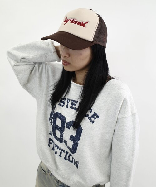 WHO'S WHO gallery(フーズフーギャラリー)の「【UNISEX/ユニセックス】BRONX刺繍メッシュキャップ(キャップ・レディース・ブラウン/ブラック・FREE)」の5枚目の写真