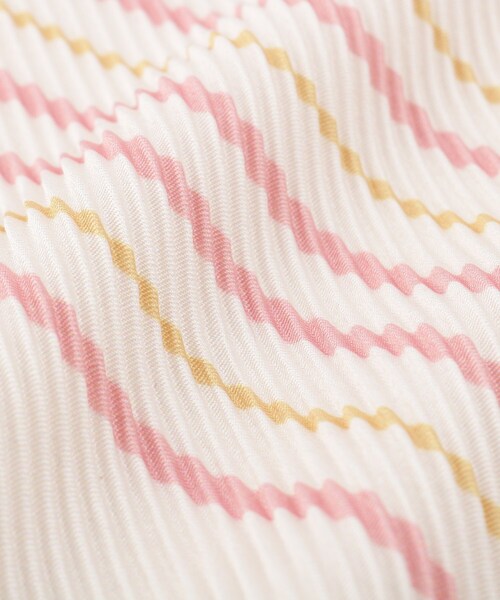 UNTITLED（アンタイトル）の「ジオメトリックプリーツスカーフ（バンダナ/スカーフ・レディース・ブルー系その他6/ホワイト系7/ピンク系1・99）」の6枚目の写真