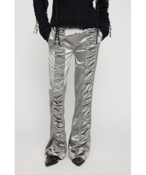 LAGUA GEM（ラグアジェム）の「SHINY GATHER パンツ（その他パンツ・レディース・ライトベージュ/ブラック/グレー・MEDIUM/SMALL）」の11枚目の写真