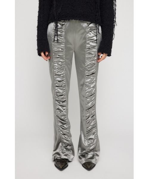 LAGUA GEM（ラグアジェム）の「SHINY GATHER パンツ（その他パンツ・レディース・ライトベージュ/ブラック/グレー・MEDIUM/SMALL）」の10枚目の写真