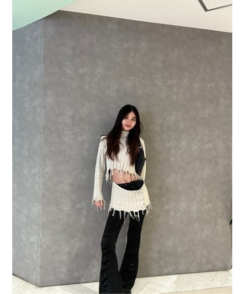 LAGUA GEM（ラグアジェム）の「SHINY GATHER パンツ（その他パンツ・レディース・ライトベージュ/ブラック/グレー・MEDIUM/SMALL）」の21枚目の写真