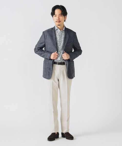 極美品✨️BEAMS HEART チェック テーラードジャケット ネイビー XL BEAMS HEART ジャケット テーラードジャケット 「セットアップ