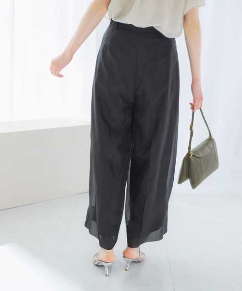 URBAN RESEARCH ROSSO WOMEN（アーバンリサーチ　ロッソ）の「シアーパンツ（その他パンツ・レディース・アイボリー/ブラック・36/38）」の5枚目の写真