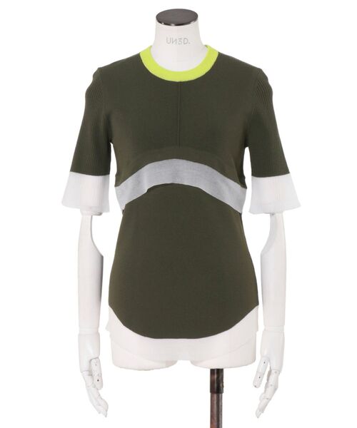 un3d COLOR BLOCK SHEER SHORT CD 38サイズ un3d COLOR BLOCK SHEER SHORT CD 38サイズ
