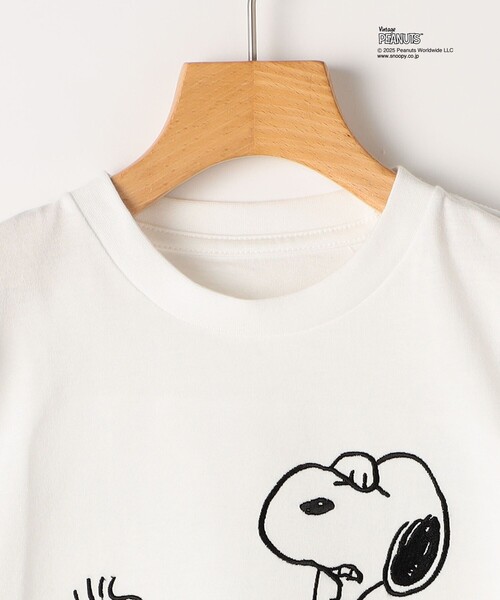 SHIPS（シップス）の「SHIPS KIDS:100～130cm / スヌーピー 七分袖 TEE（Tシャツ/カットソー・キッズ・ライトブルー/ホワイト系/ピンク・110/100/120/130）」の13枚目の写真