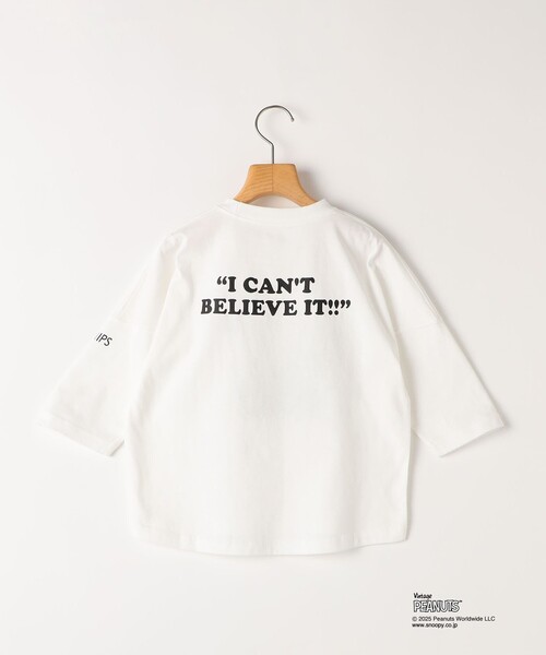 SHIPS（シップス）の「SHIPS KIDS:100～130cm / スヌーピー 七分袖 TEE（Tシャツ/カットソー・キッズ・ライトブルー/ホワイト系/ピンク・110/100/120/130）」の18枚目の写真