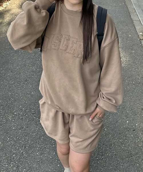 shrita（シュリータ）の「【上下２点セット】裏毛ロゴセットアップ（セットアップ・キッズ・モカ/グレー/チャコールグレー・L/M/S）」の22枚目の写真