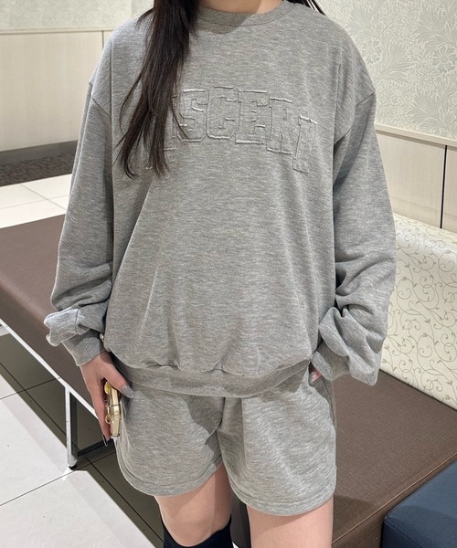 shrita（シュリータ）の「【上下２点セット】裏毛ロゴセットアップ（セットアップ・キッズ・モカ/グレー/チャコールグレー・L/M/S）」の14枚目の写真