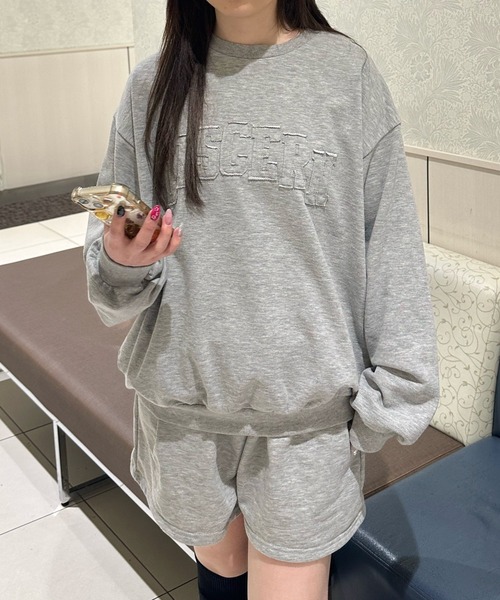 shrita（シュリータ）の「【上下２点セット】裏毛ロゴセットアップ（セットアップ・キッズ・モカ/グレー/チャコールグレー・L/M/S）」の13枚目の写真