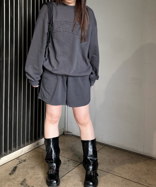 shrita（シュリータ）の「【上下２点セット】裏毛ロゴセットアップ（セットアップ・キッズ・モカ/グレー/チャコールグレー・L/M/S）」の9枚目の写真