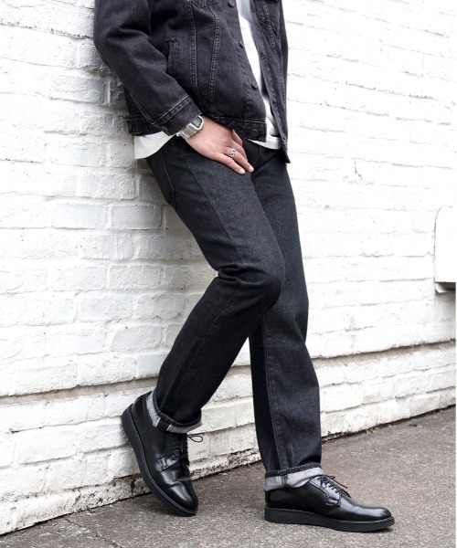 Levi's リーバイス 501 ストレート デニム パンツ Levi's】「501」セルビッジデニムパンツ オリジナルストレート
