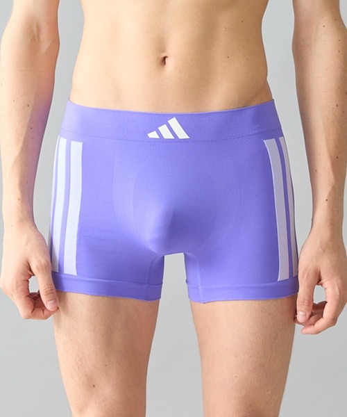 adidas(アディダス)の「adidas/アディダス ボクサーパンツ 3ストライプス 立体成型(ボクサーパンツ・メンズ・ネイビー/レッド/グリーン/パープル系その他/ブラック/ブラック系その他・MEDIUM/LARGE/X-LARGE)」の5枚目の写真