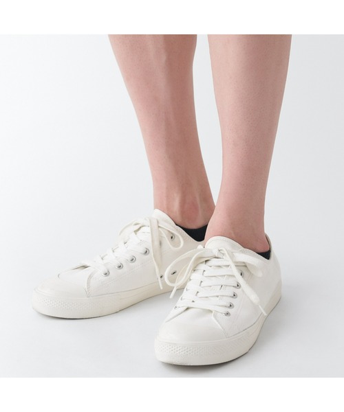 無印良品(ムジルシリョウヒン)の「紳士 足なり直角 スニーカーイン(4足組)(ソックス/靴下・メンズ・ブラック・25-27CM)」の3枚目の写真