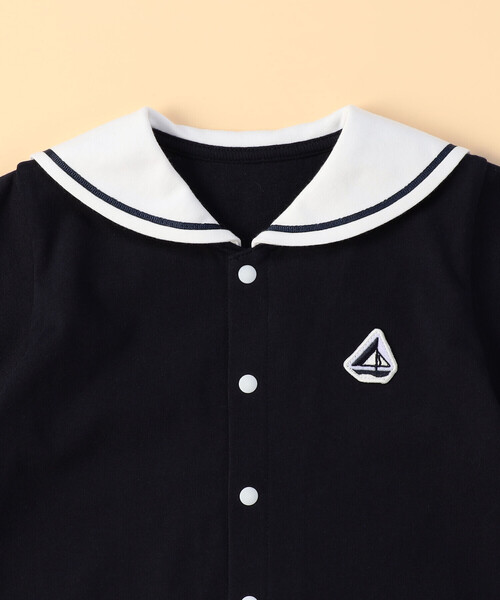 COMME CA ISM(コムサイズム)の「セーラー 半袖シャツ(その他ベビー用品・キッズ・ネイビー系/ネイビー・80-90cm)」の4枚目の写真