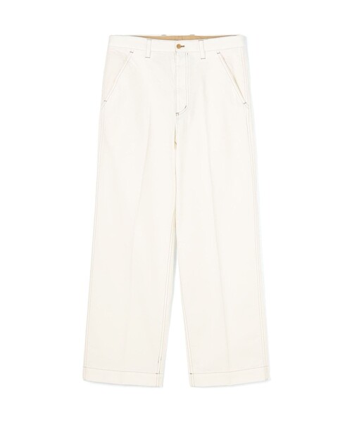 TOMORROWLAND (トゥモローランド)の「9.5OZデニム バレルパンツ(デニムパンツ・メンズ・ダークブルー/ホワイト・S/XS/M)」の1枚目の写真