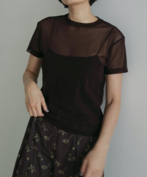 anuke（アンヌーク）の「anuke Cupin Camisole（キャミソール・レディース・ホワイト/ブラック・FREE）」の5枚目の写真