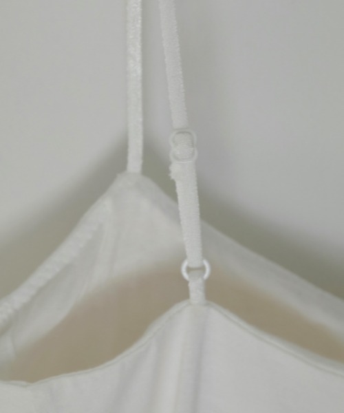 anuke（アンヌーク）の「anuke Cupin Camisole（キャミソール・レディース・ホワイト/ブラック・FREE）」の7枚目の写真