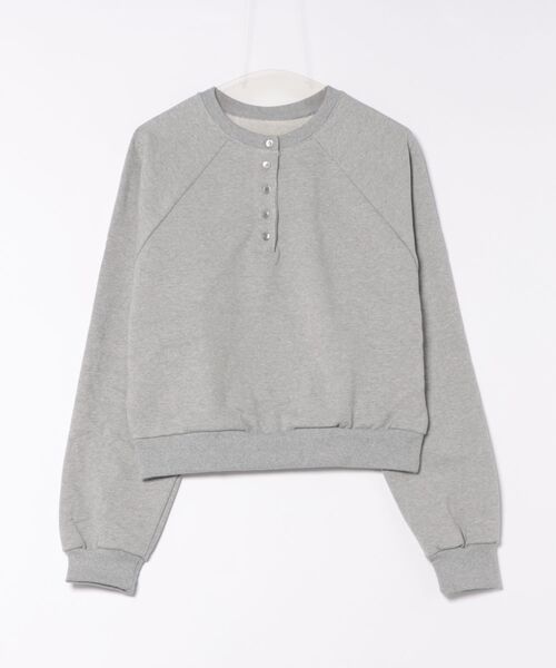 トレーナー スウェット ラグランヘンリーネックMTM レディース ラグランヘンリーネックMTM（スウェット）｜Didot.showroom