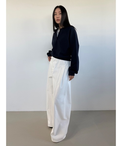 Didot.showroom(ディドット ショールーム)の「ラグランヘンリーネックMTM(スウェット・レディース・グレー/ヘザーグレー/ネイビー・FREE)」の17枚目の写真