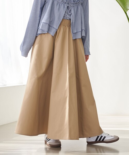 Dickies（ディッキーズ）の「【WEB限定】Dickies（ディッキーズ）イージーフレアスカート（スカート・レディース・ダークグレー/ベージュ・M/L）」の10枚目の写真