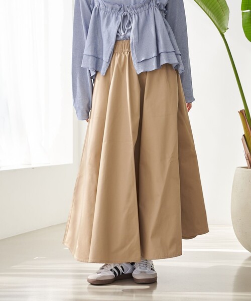 Dickies（ディッキーズ）の「【WEB限定】Dickies（ディッキーズ）イージーフレアスカート（スカート・レディース・ダークグレー/ベージュ・M/L）」の11枚目の写真