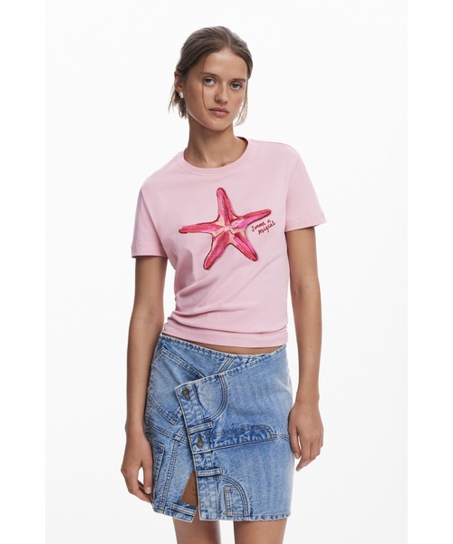 シースター グラフィックTシャツ（水着）｜Desigual（デシグアル